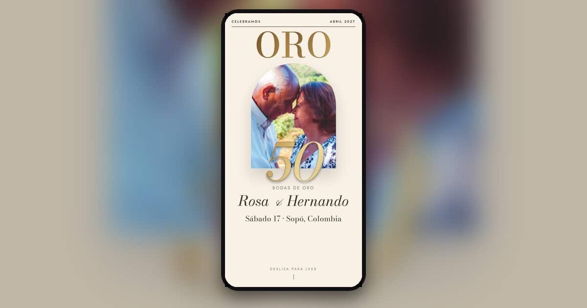 Frases para invitaciones de bodas de oro y bodas de plata