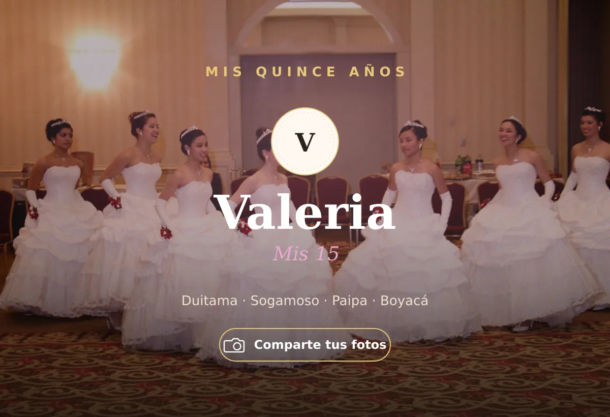 Álbum de fotos con QR para 15 años — NeoSound Boyacá